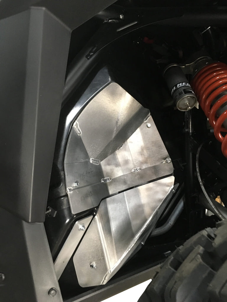 3-Piece Upper Fender Well and Footwell Skid Plate Set, 2022-2023 RZR Trail S 1000 Premium and Ultimate