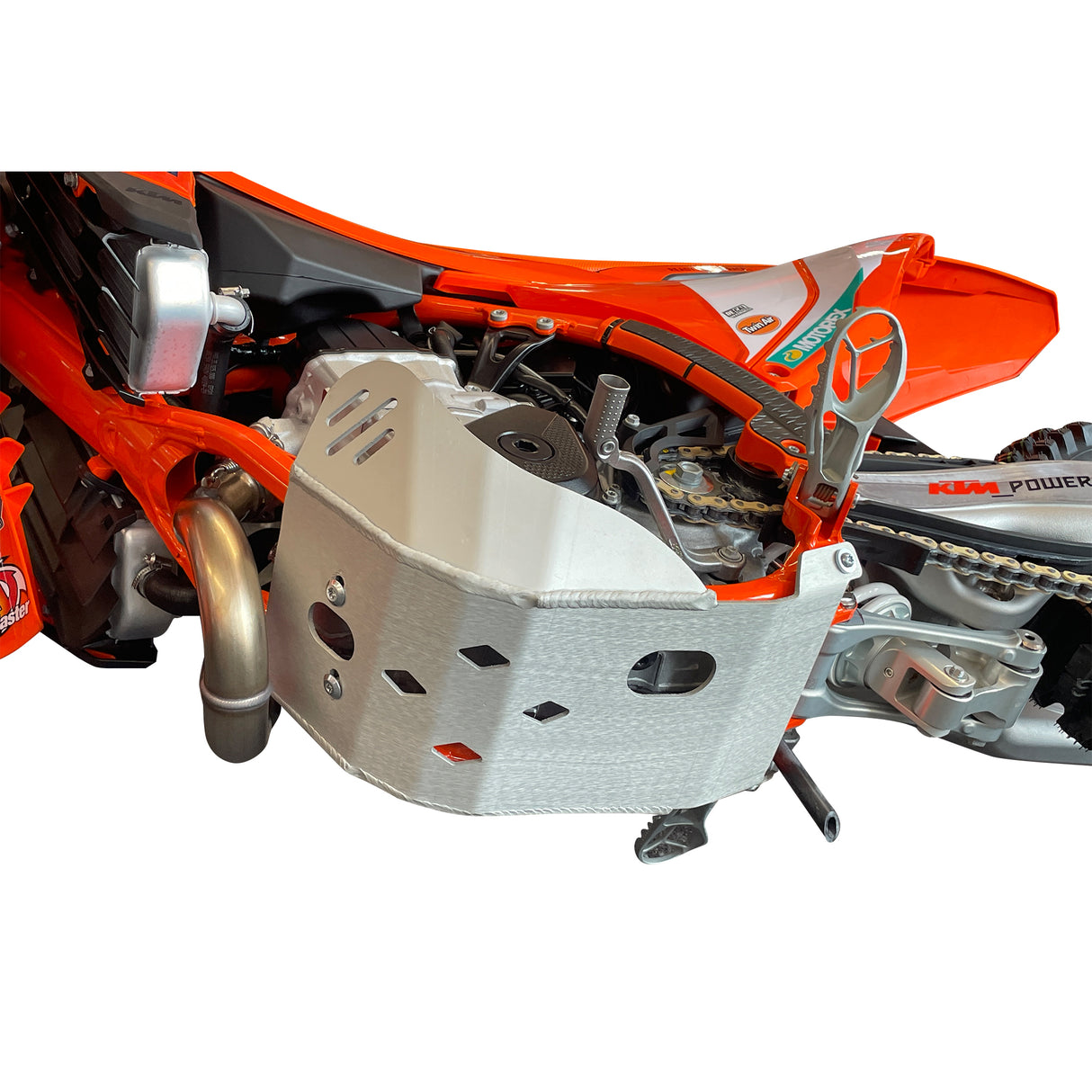 KTM 450 SX-F Factory Edition skid plate, aircraft grade aluminum, made in USA