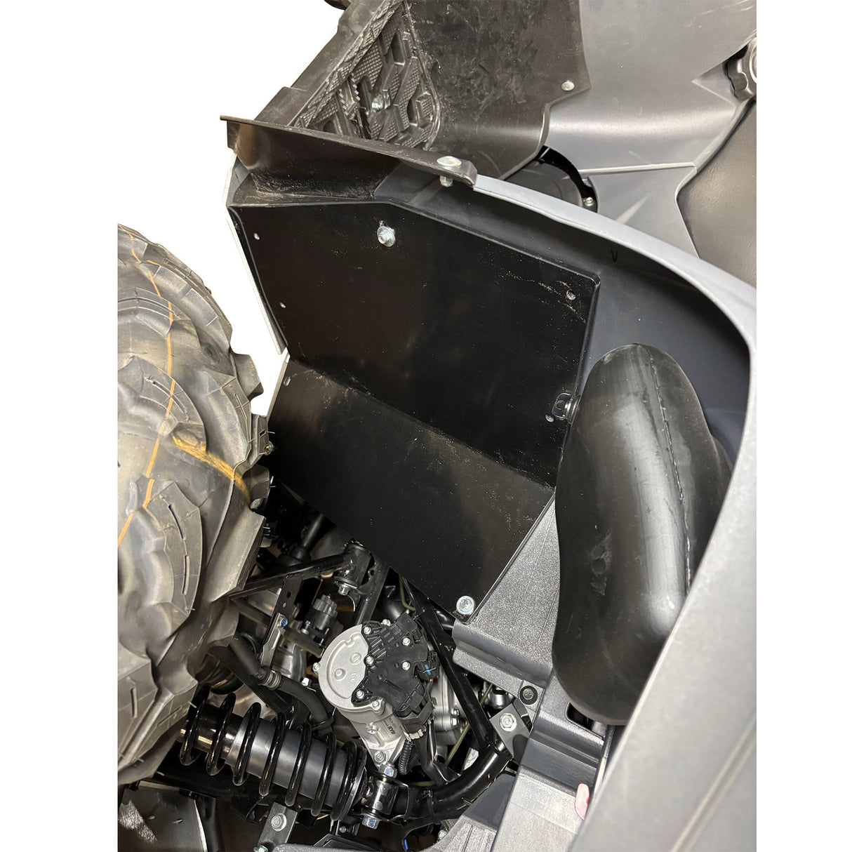 Wheel Well Skid Plate Set  |  Yamaha Kodiak 700