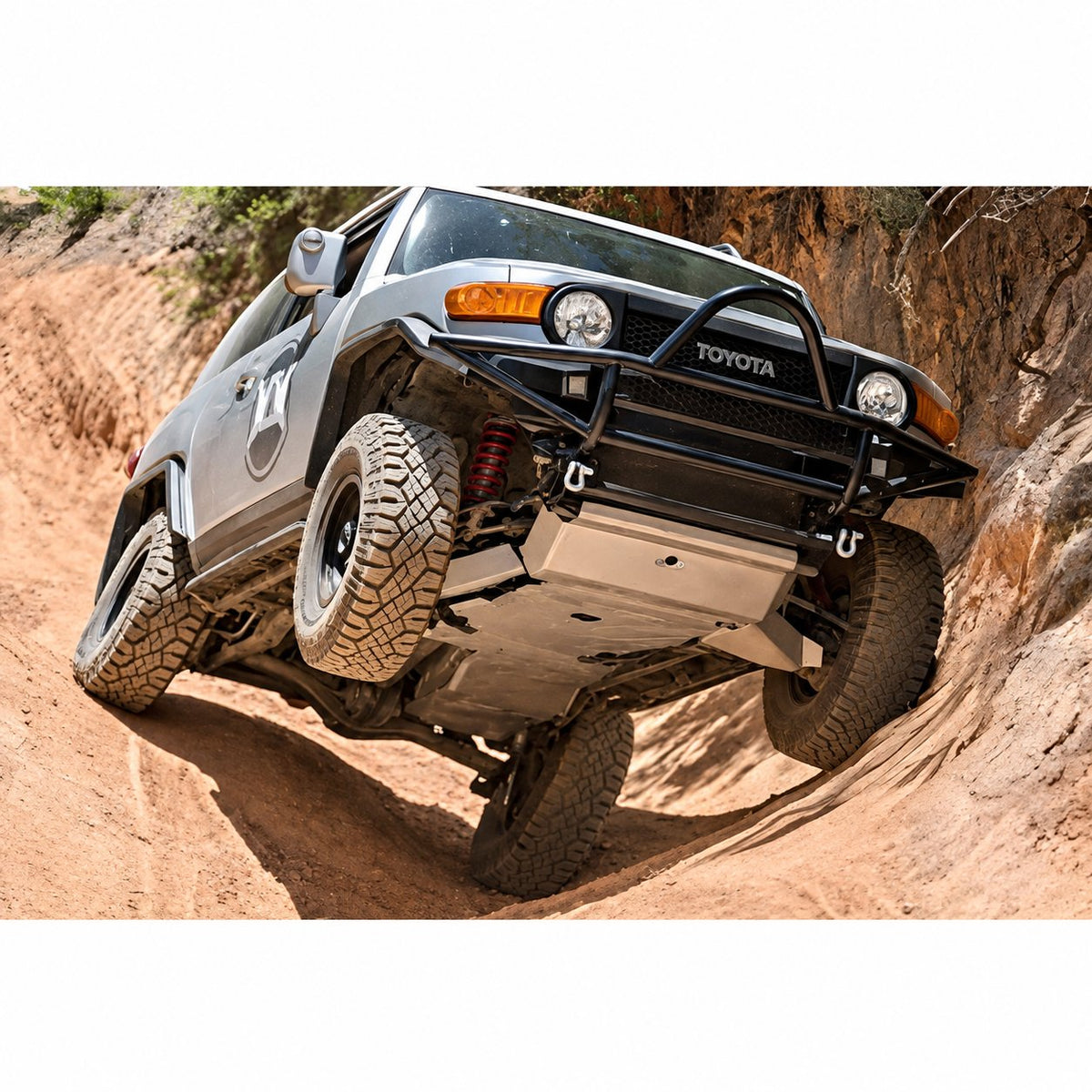 Heavy Duty Skid Plate & Front Bash Plate Toyota FJ Cruiser