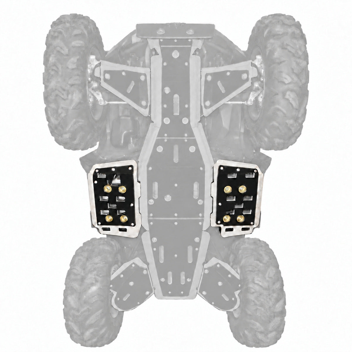 Floorboard Skid Plate Set | Yamaha Kodiak 700