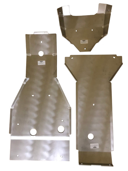 3-Piece Full Frame Skid Plate Set, Suzuki King Quad 750 – Ricochet