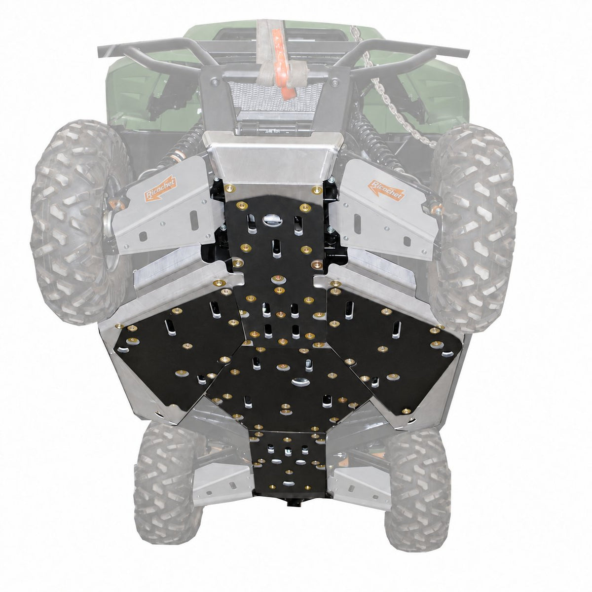 Full Frame Skid Plate Set with Frame Extensions Kawasaki Teryx 800 & Teryx 4
