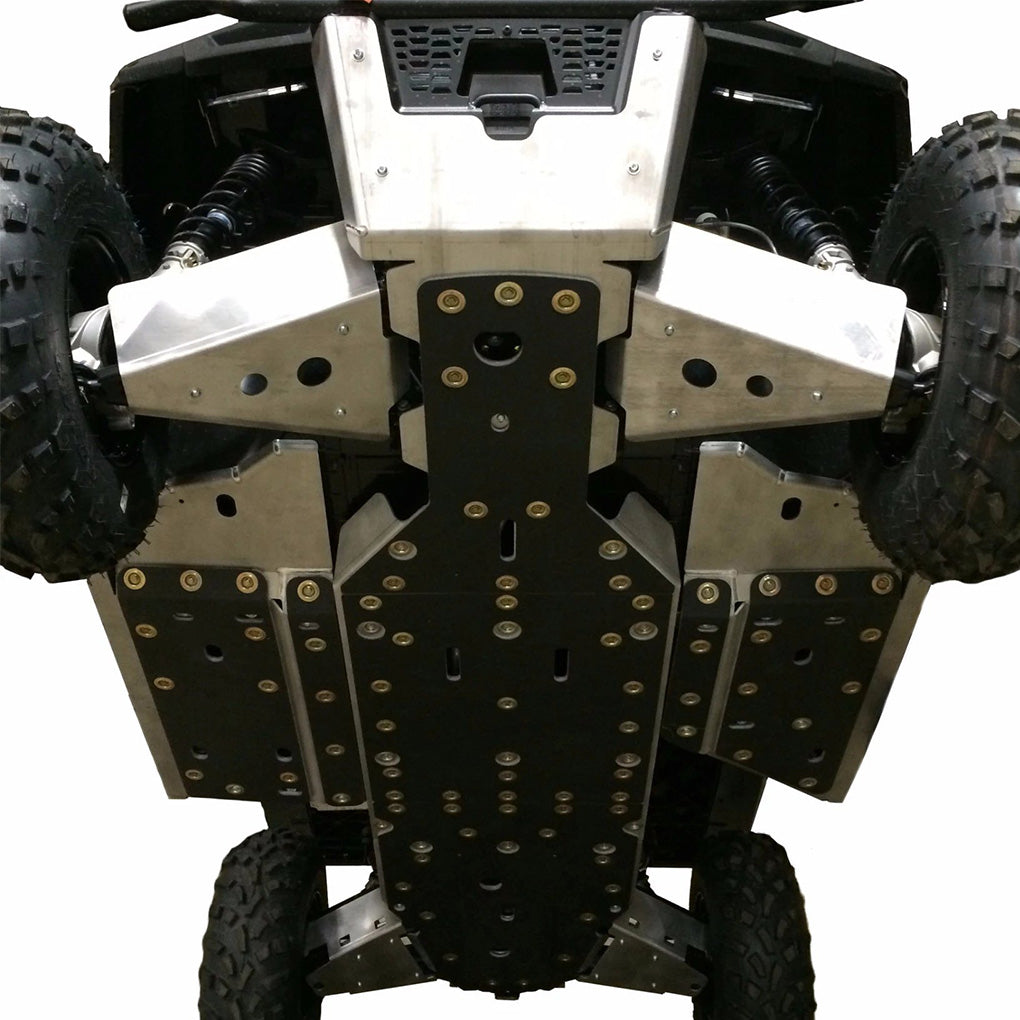 10-Piece Complete Aluminum or UHMW Skid Plate Set, Polaris Ranger 570 Full Size