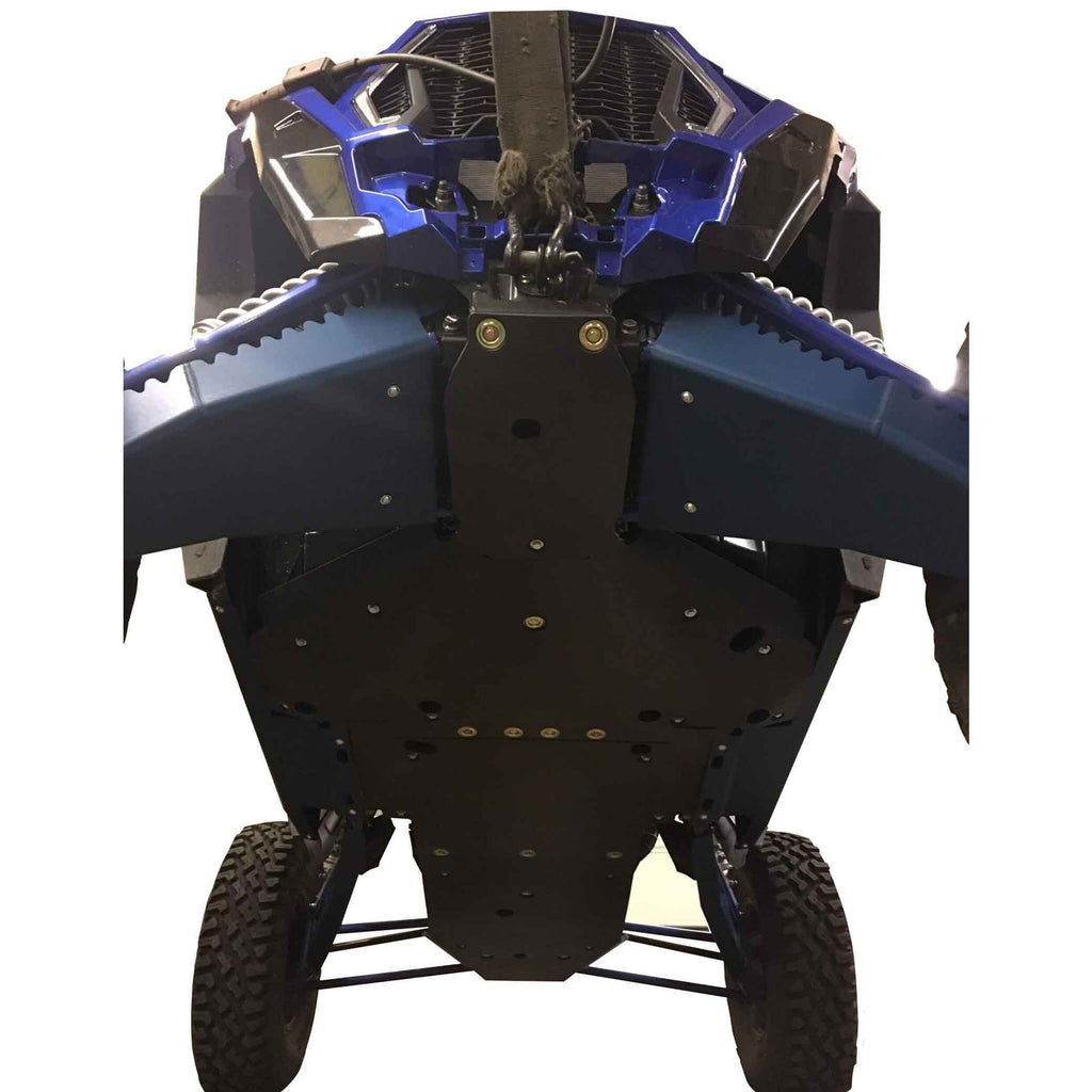 10-Piece Complete Aluminum or UHMW Skid Plate Set, Polaris RZR XP Turbo S
