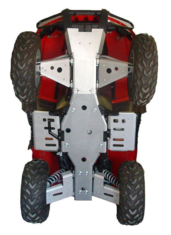 8-Piece Complete Aluminum Skid Plate Set, Arctic Cat Alterra TRV 500