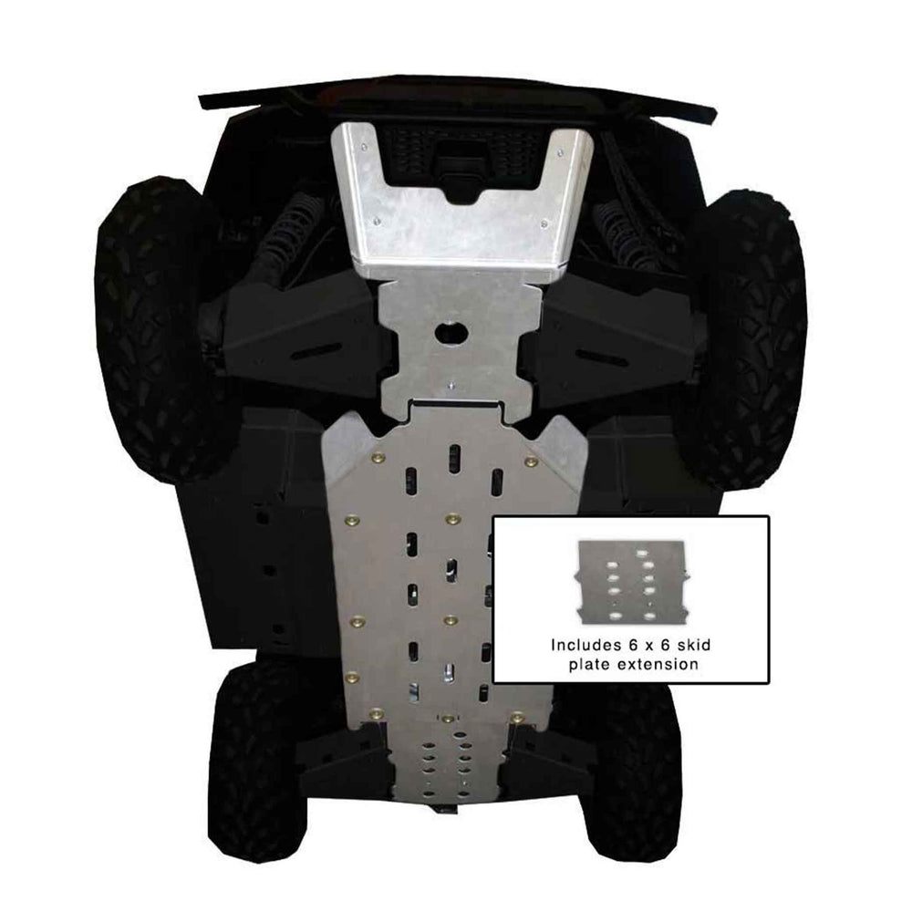 Full Frame Skid Plate Set Polaris Ranger 800 6x6