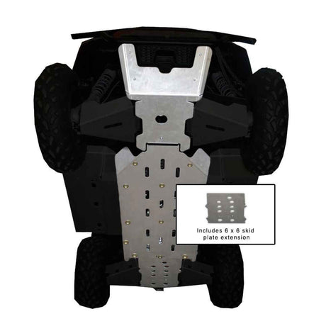 Full Frame Skid Plate Set Polaris Ranger 800 6x6