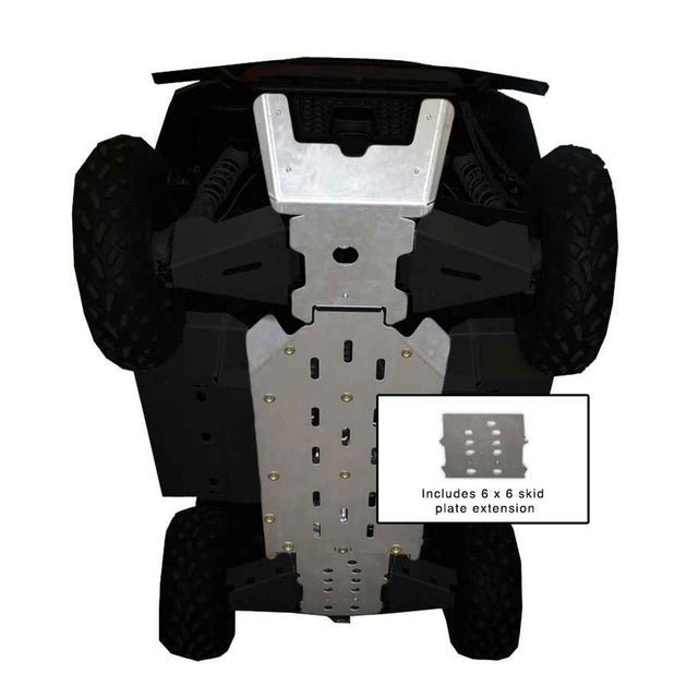 Full Frame Skid Plate Set Polaris Ranger 800 6x6