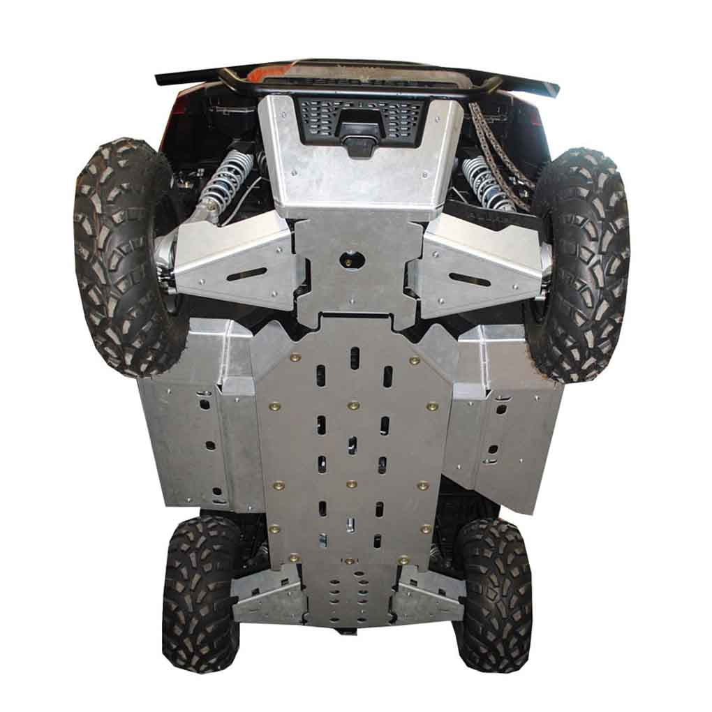 9-Piece Complete Aluminum Skid Plate Set, Polaris Ranger 500