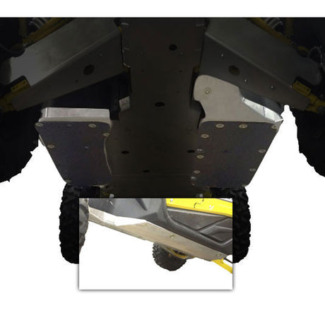 Floor Board Skid Plate with Rock Sliders  Yamaha YXZ