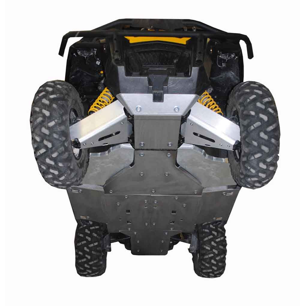 Complete Aluminum Skid Plate Set, Can-Am Commander