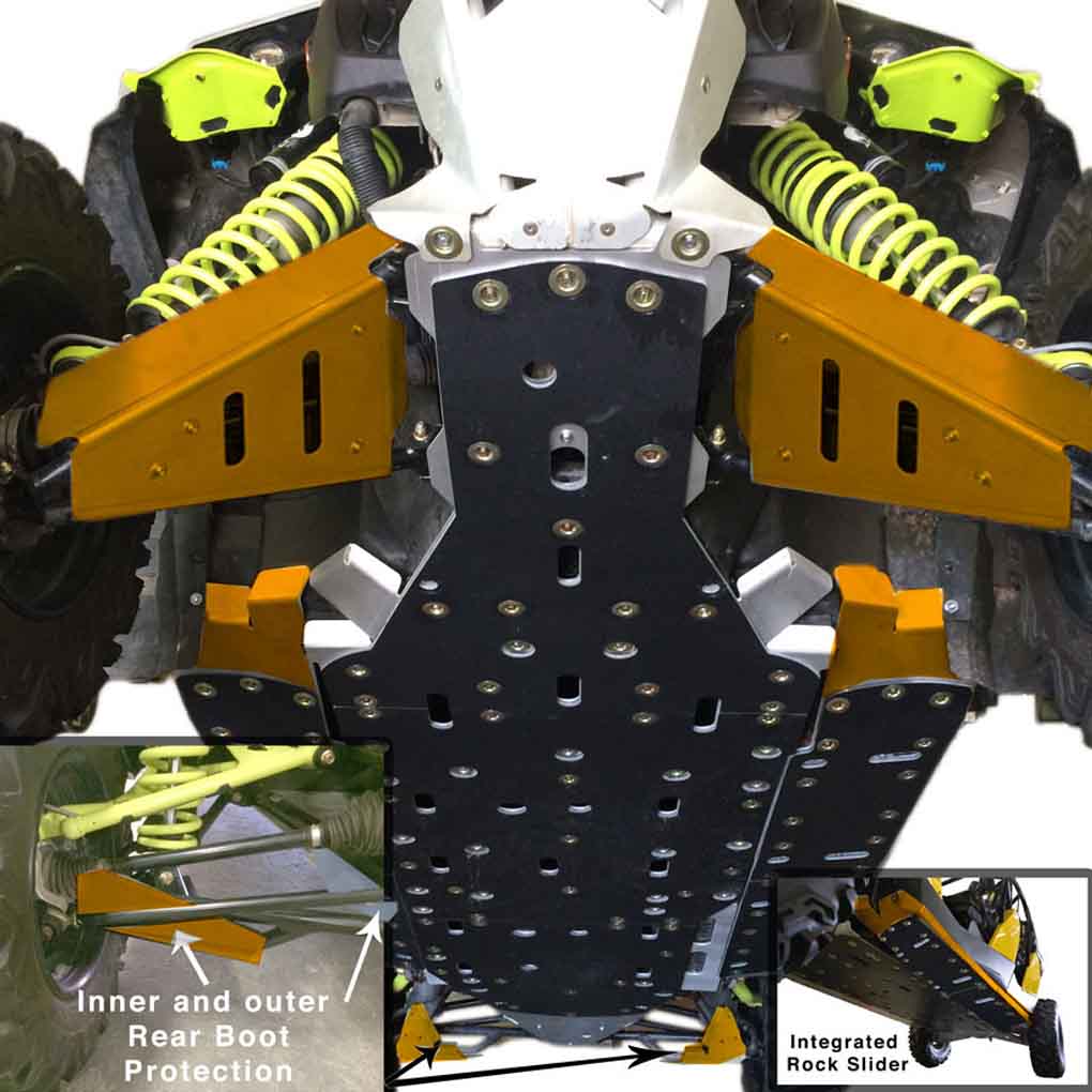 Complete Skid Plate Set Can-Am Maverick