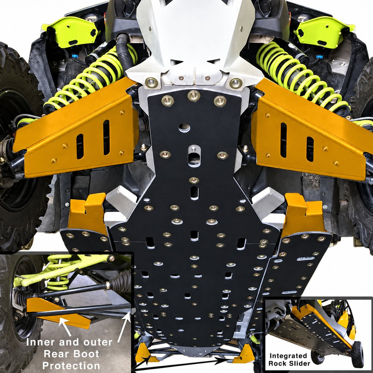 Complete Skid Plate Set Can-Am Maverick