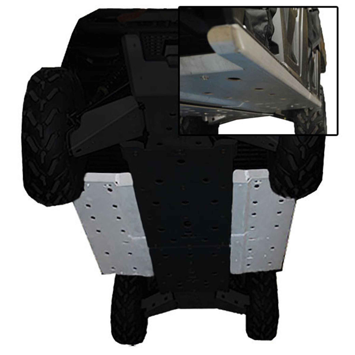 Rock Slider Skid Plate Set Polaris Ranger Crew