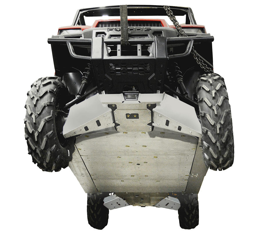 13-Piece Complete Aluminum or with UHMW Skid Plate Set, Polaris Ranger Crew Diesel