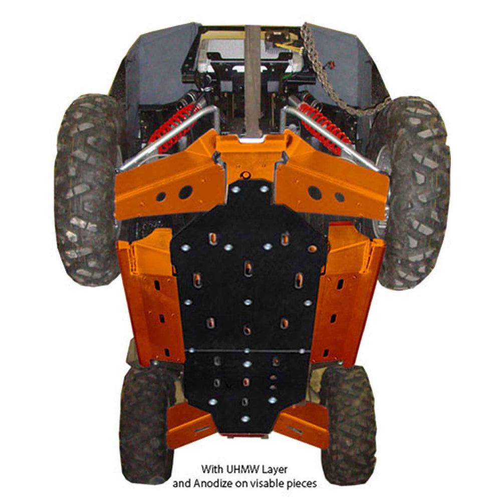 Complete Skid Plate Set Polaris RZR-S 800