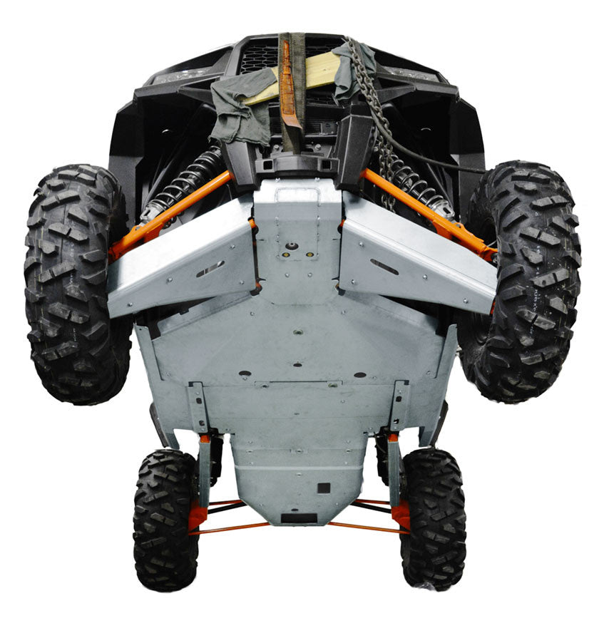 10-Piece Complete Aluminum or UHMW Skid Plate set, RZR XP 1000 Desert Edition