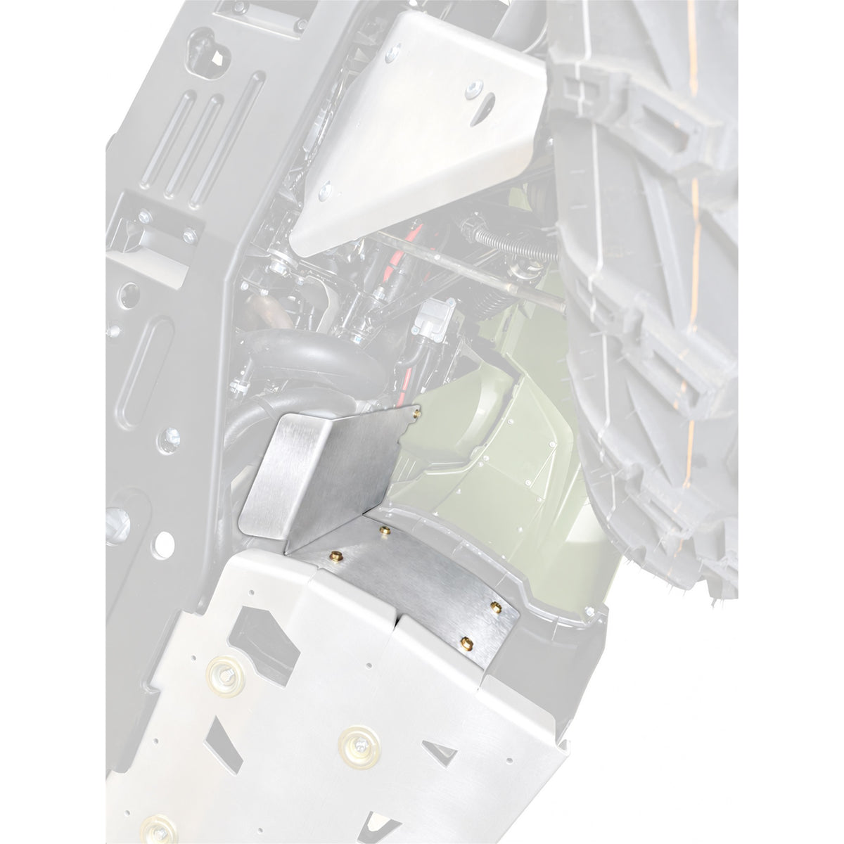 Wheel Well Skid Plate Set  |  Yamaha Kodiak 450