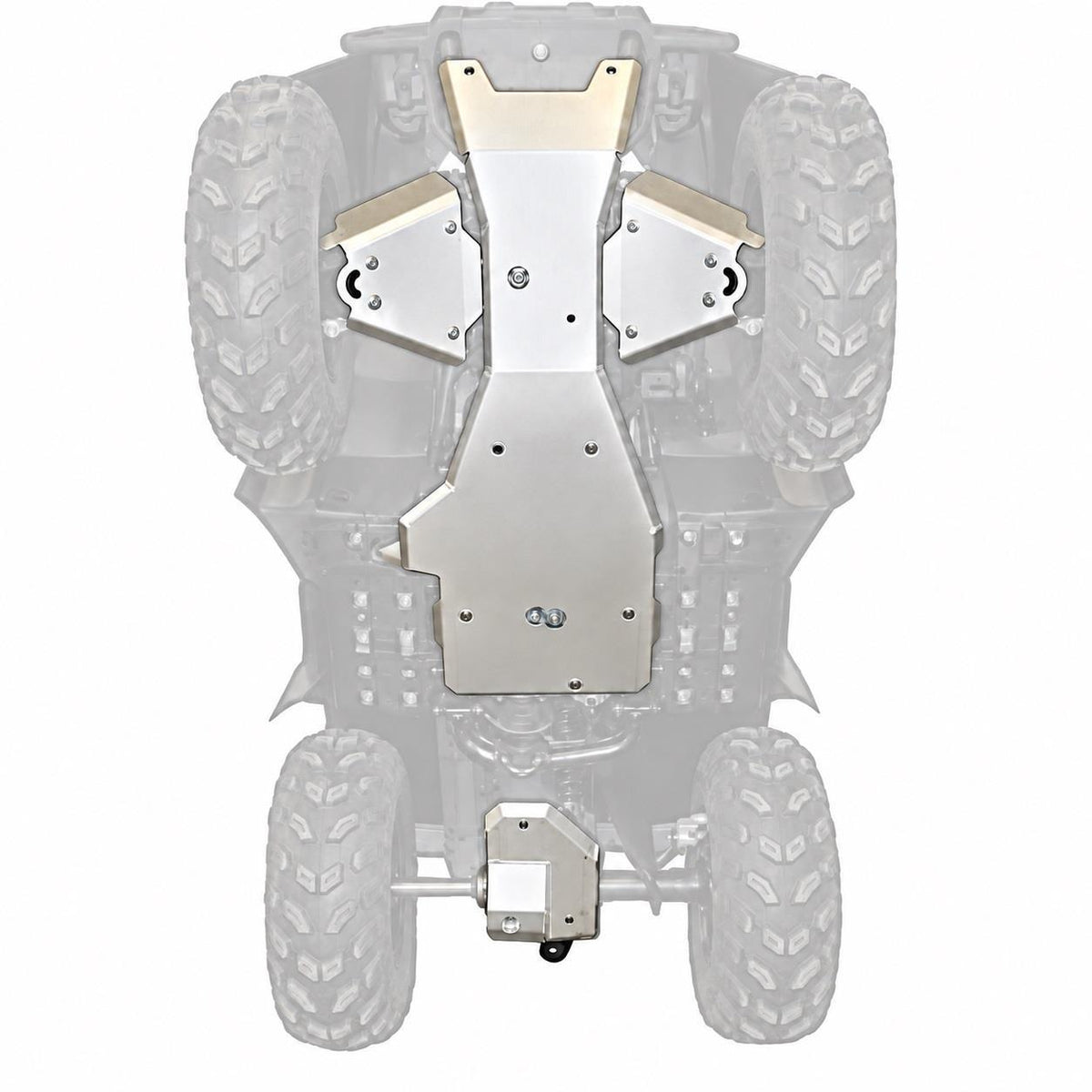 Complete Skid Plate Set  |  Yamaha Kodiak 350