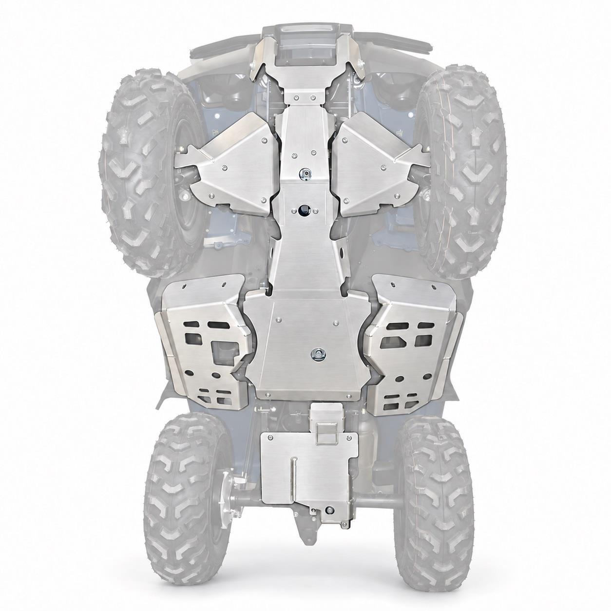 Complete Aluminum Skid Plate Set Honda Foreman 500 – Ricochet Off-Road