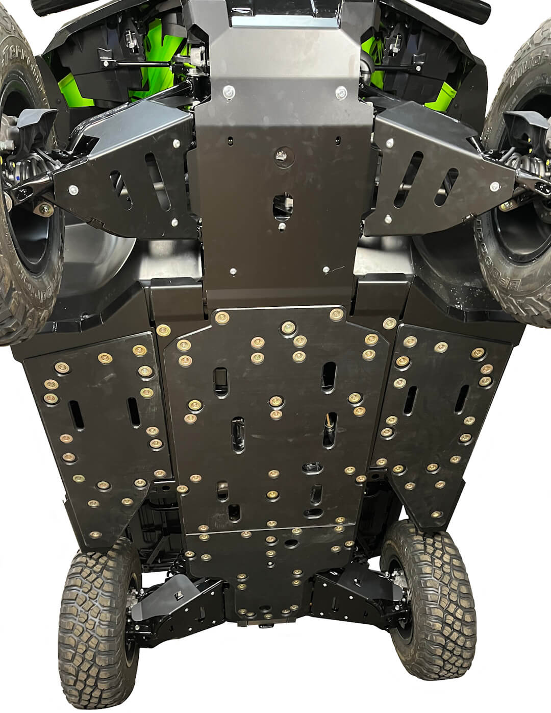 9-Piece Complete Skid Plate Set in Aluminum or with UHMW, 2022-2023 Honda Pioneer 1000/ 1000-5