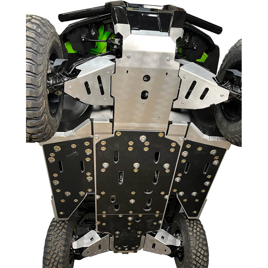 9-Piece Complete Skid Plate Set in Aluminum or with UHMW, 2022-2023 Honda Pioneer 1000/ 1000-5