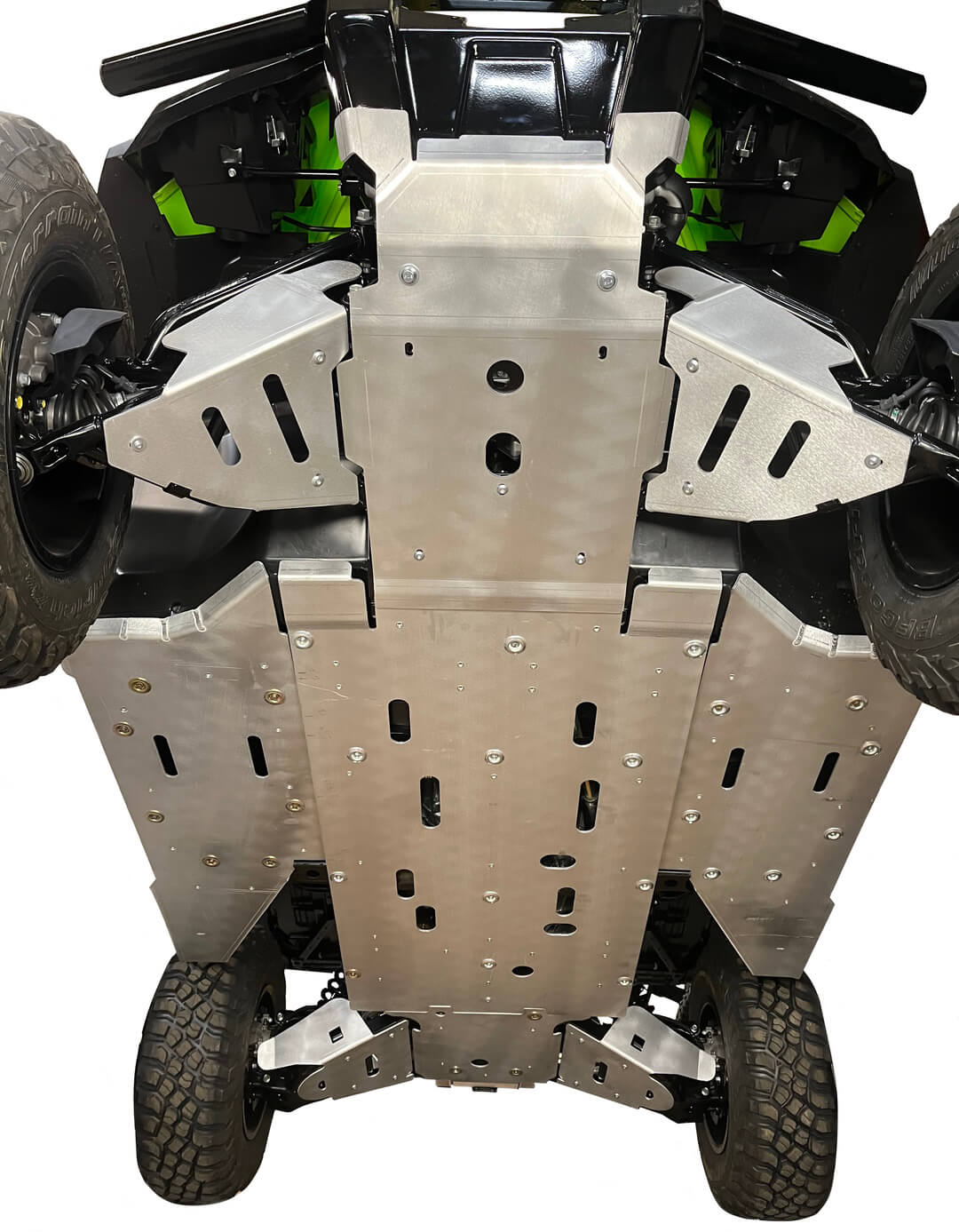 9-Piece Complete Skid Plate Set in Aluminum or with UHMW, 2022-2023 Honda Pioneer 1000/ 1000-5