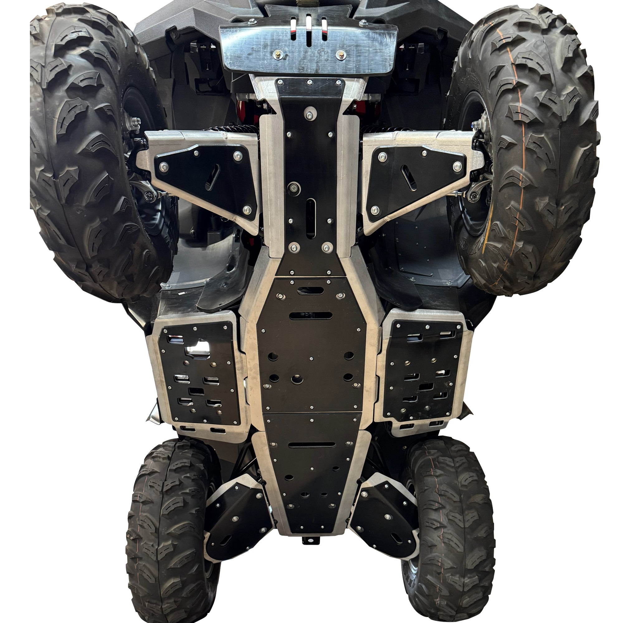 Aluminum or UHMW Skid Plate Set, Yamaha Grizzly 700 | 10-Piece Set