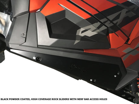 2-Piece Aluminum Rock Sliders, Polaris RZR XP Turbo Dynamix