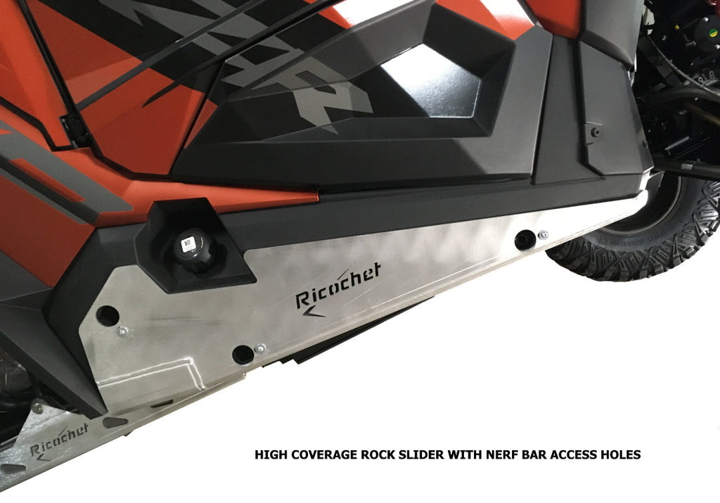 2-Piece Aluminum Rock Sliders, Polaris RZR XP 1000 Desert Edition