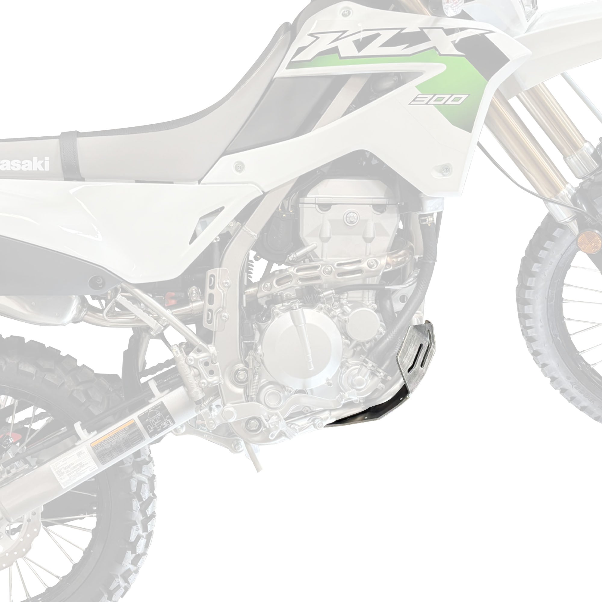 KLX250 ローシート Skid Plate | Kawasaki KLX250 – Ricochet Off-Road