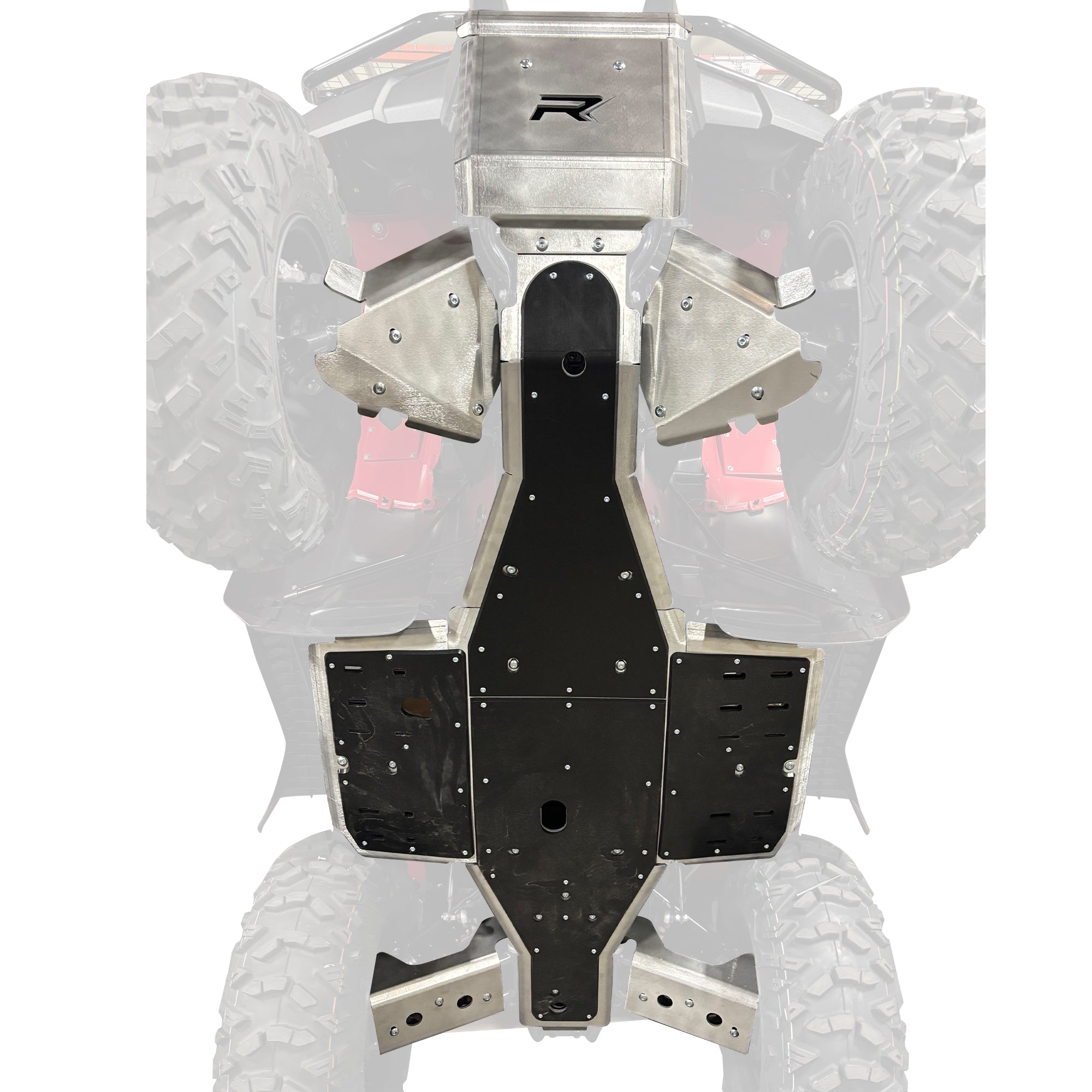 シャリタツ Complete Skid Plate Set, Honda FourTrax Rubicon 700 – Ricochet Off