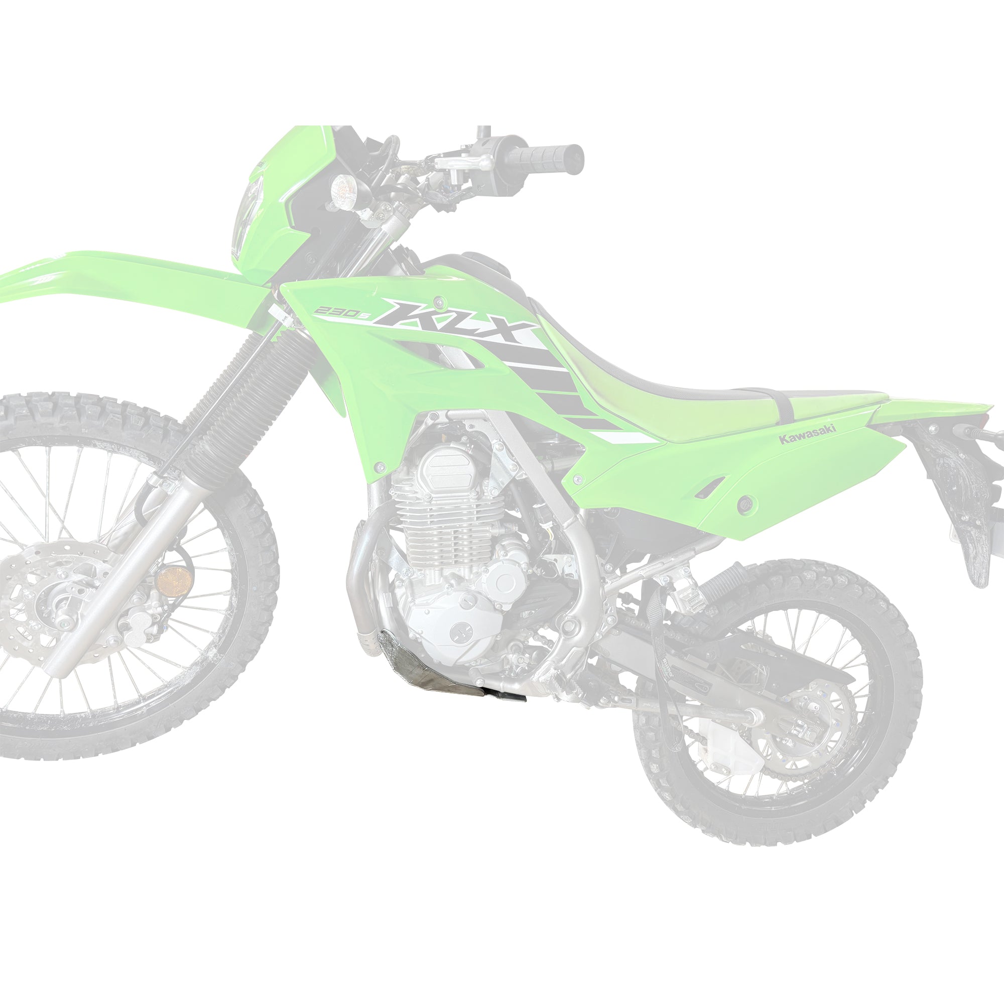 Kawasaki KLX230S Aluminum Skid Plate – Ricochet Off-Road