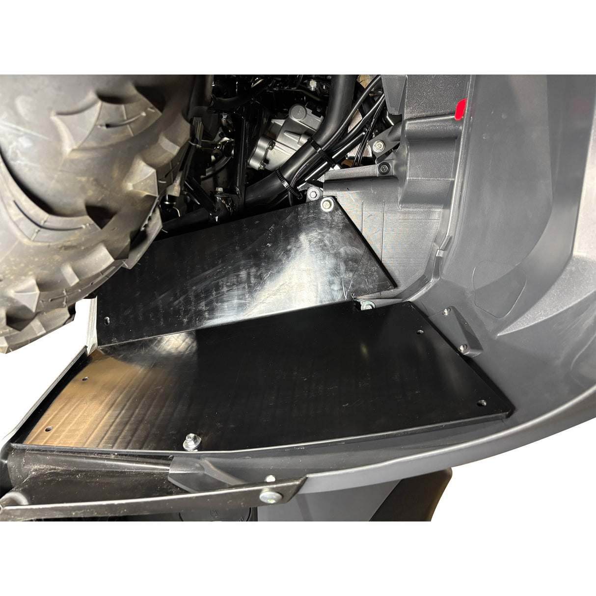 Wheel Well Skid Plate Set  |  Yamaha Kodiak 450