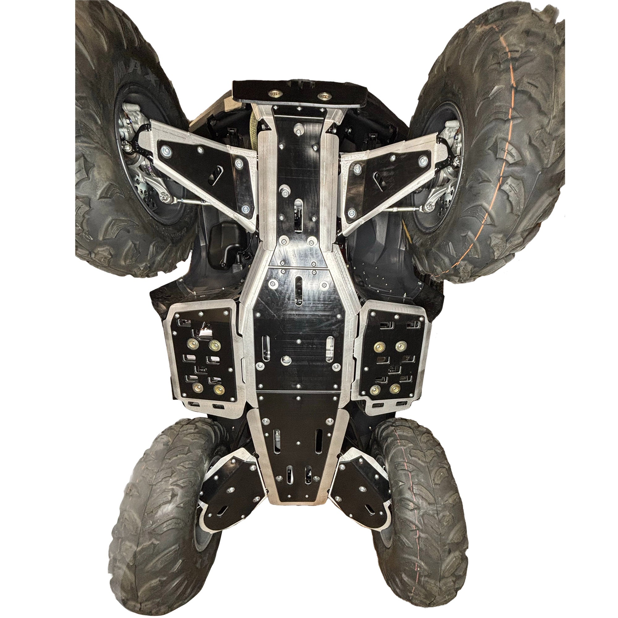 Aluminum or UHMW Skid Plate Set, Yamaha Kodiak 700 | 10-Piece Set