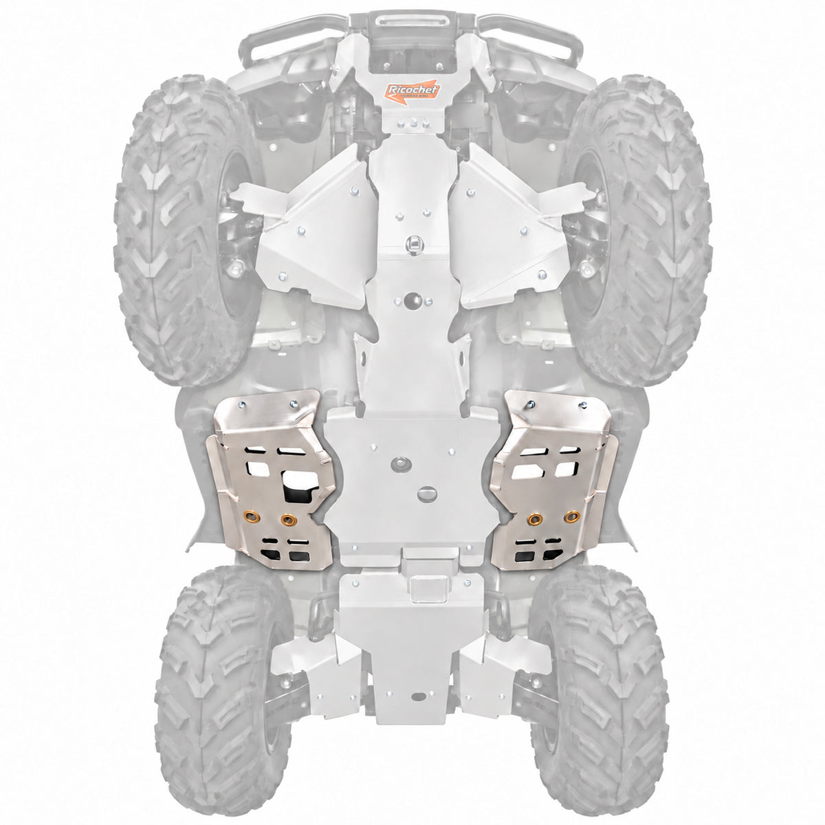 Floorboard Skid Plate Set  |  Honda Rubicon 520