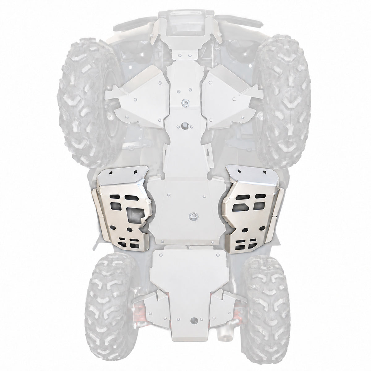 Floorboard Skid Plate Set  |  Honda Rubicon 520