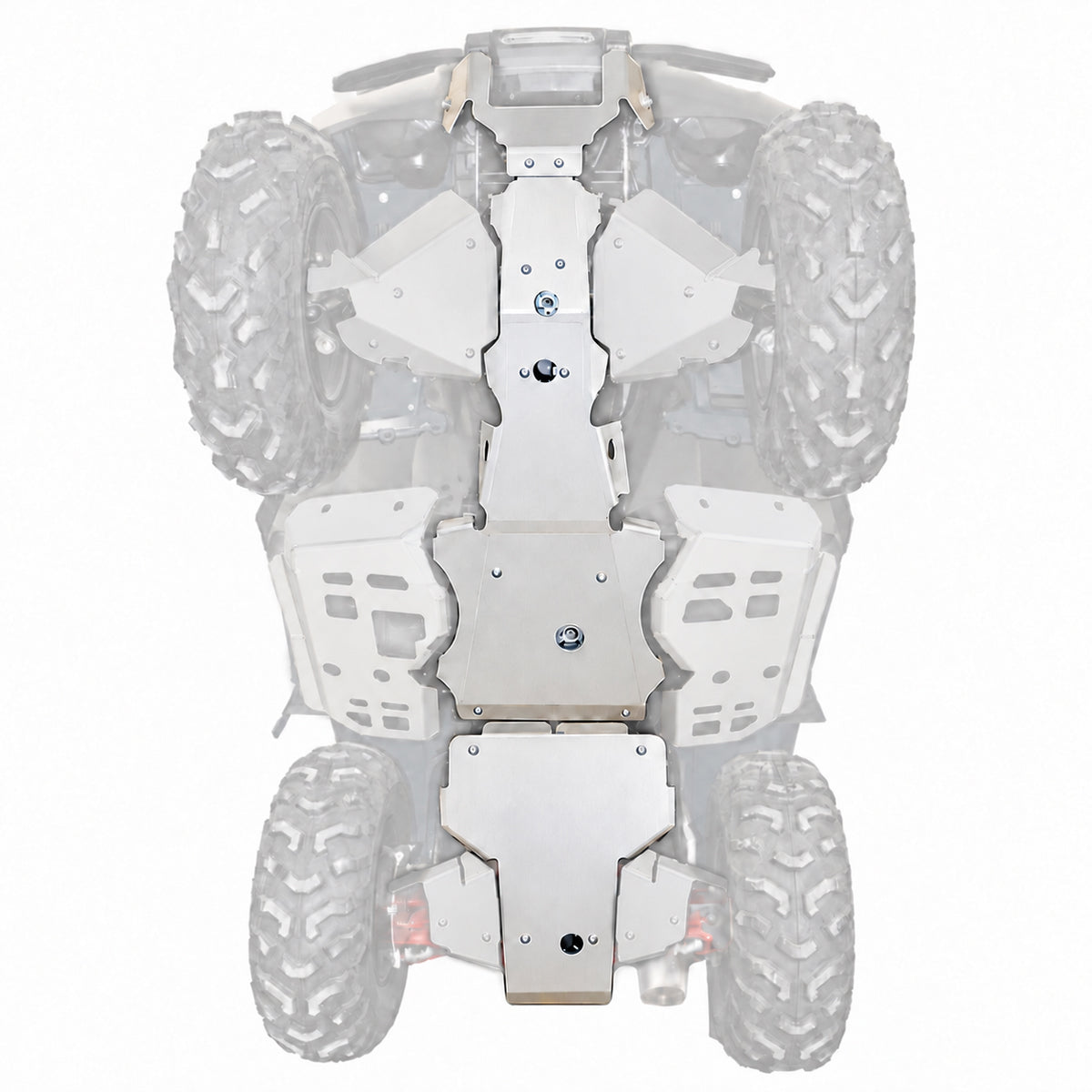 Full Frame Skid Plate Set  |  Honda Rubicon 520