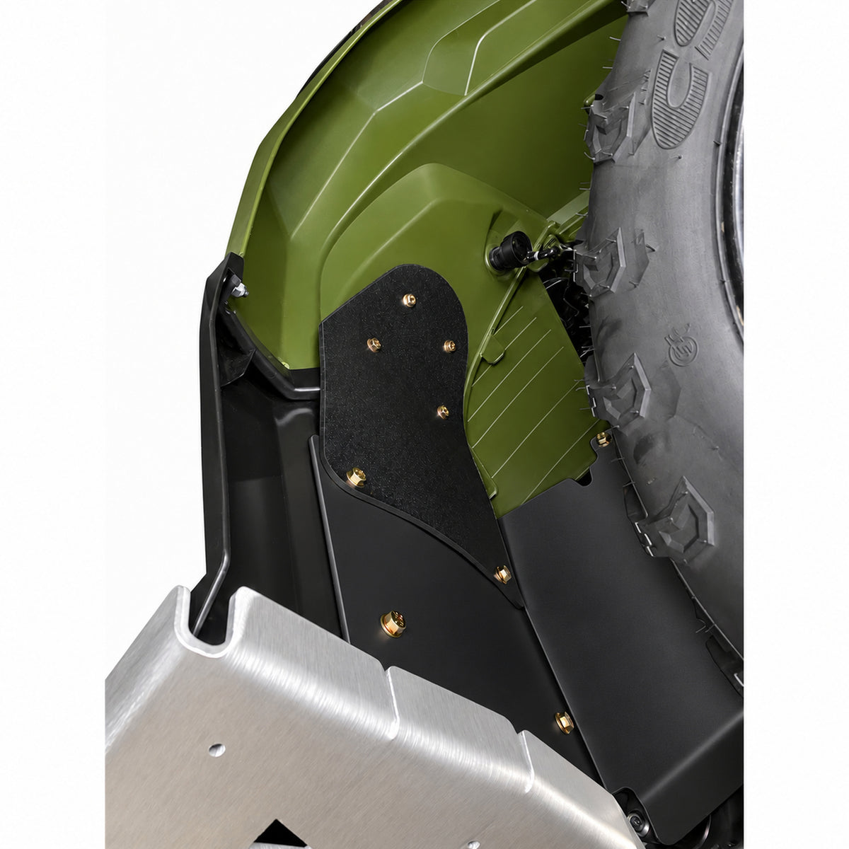 Wheel Well Skid Plate Set  |  Yamaha Kodiak 450