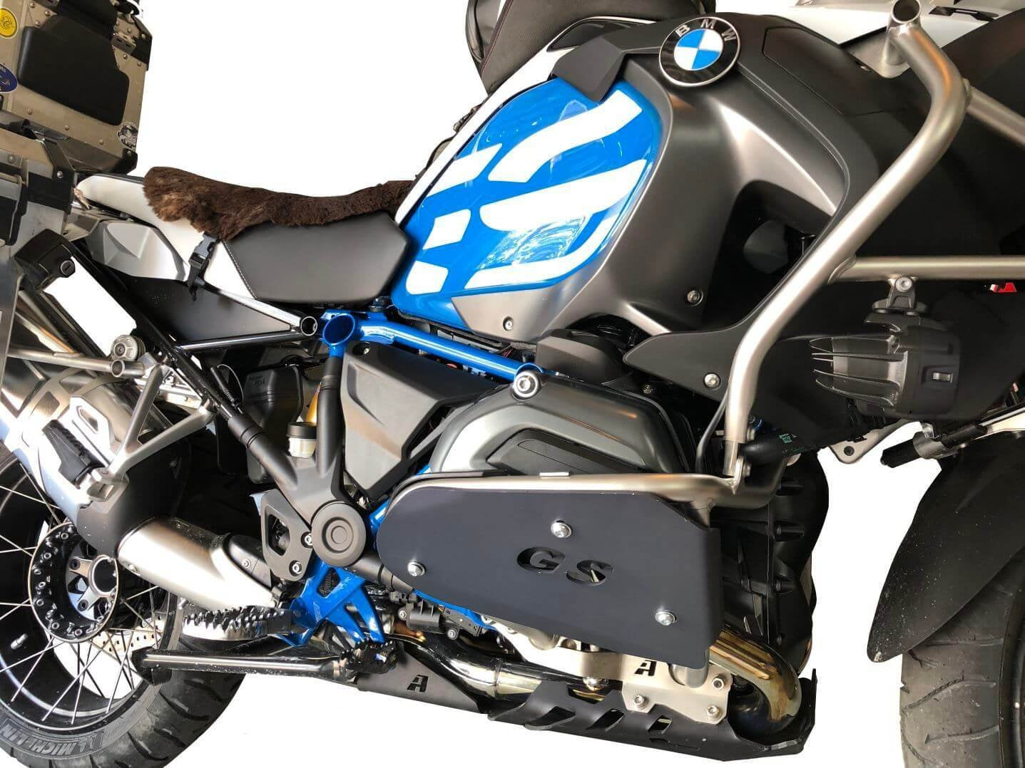 Motorcycle For BMW R1200GS Upper&Lower Engine Guard Crash Bar Bumper Stunt  Cage Protection Fit R 1200 GS 2013-2016 Accessories