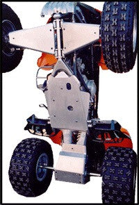 4-Piece Complete Aluminum Skid Plate Set, Kawasaki KFX700 V-Force