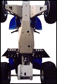4-Piece Complete Aluminum Skid Plate Set, Yamaha YFZ450