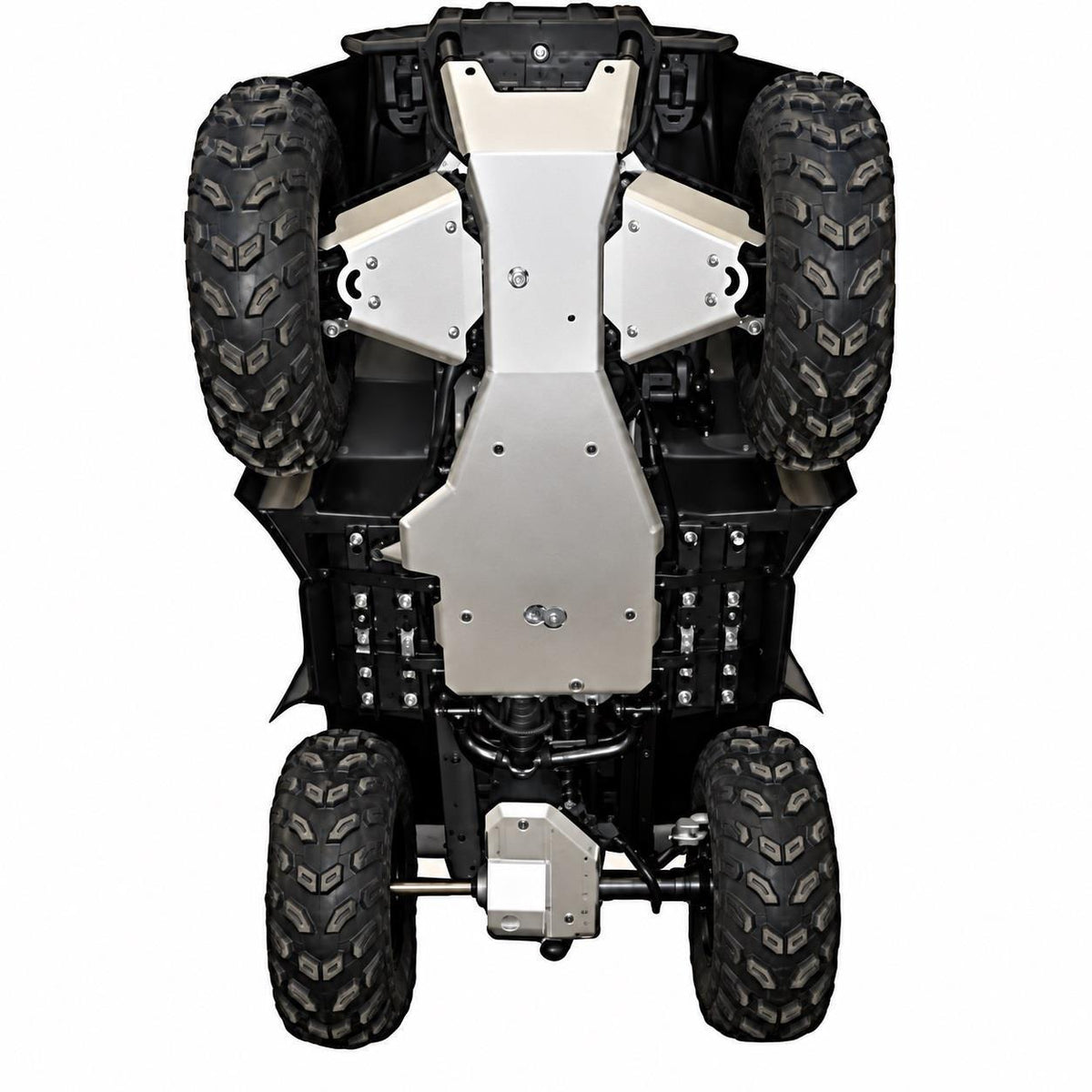 Complete Skid Plate Set Yamaha Grizzly Kodiak Bruin
