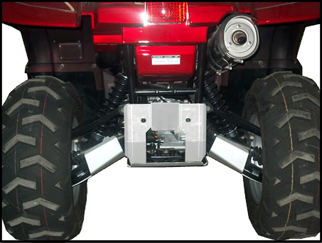 4-Piece Full Frame Skid Plate Set, Yamaha Grizzly 660