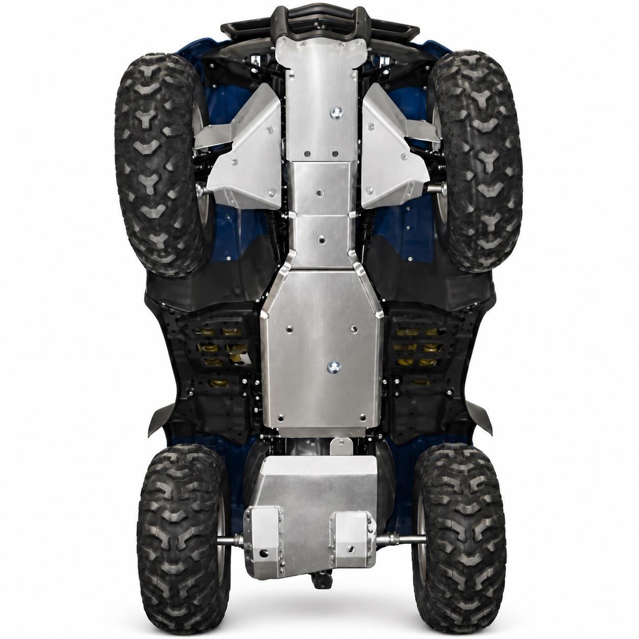 Complete Aluminum Skid Plate Set, Honda TRX420 Fourtrax Rancher