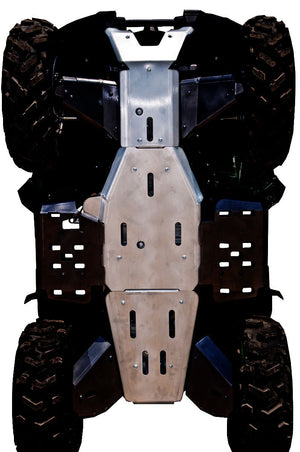 3-Piece Full Frame Skid Plates, Yamaha Grizzly 550