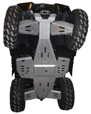 8-Piece Complete Aluminum or with UHMW Layer Skid Plate Set, Polaris Sportsman 850 Ultimate Trail (Arched A-arms)
