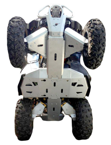 8-Piece Complete Aluminum Skid Plate Set, Can-Am Renegade 850 X-XC