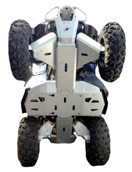 8-Piece Complete Aluminum Skid Plate Set, Can-Am Renegade 800/850